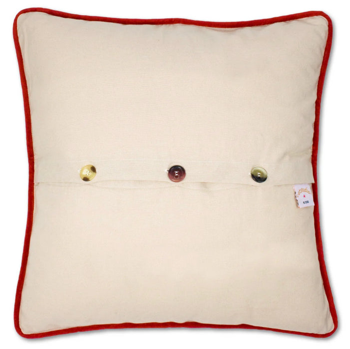 Pillow Embroidered North Pole