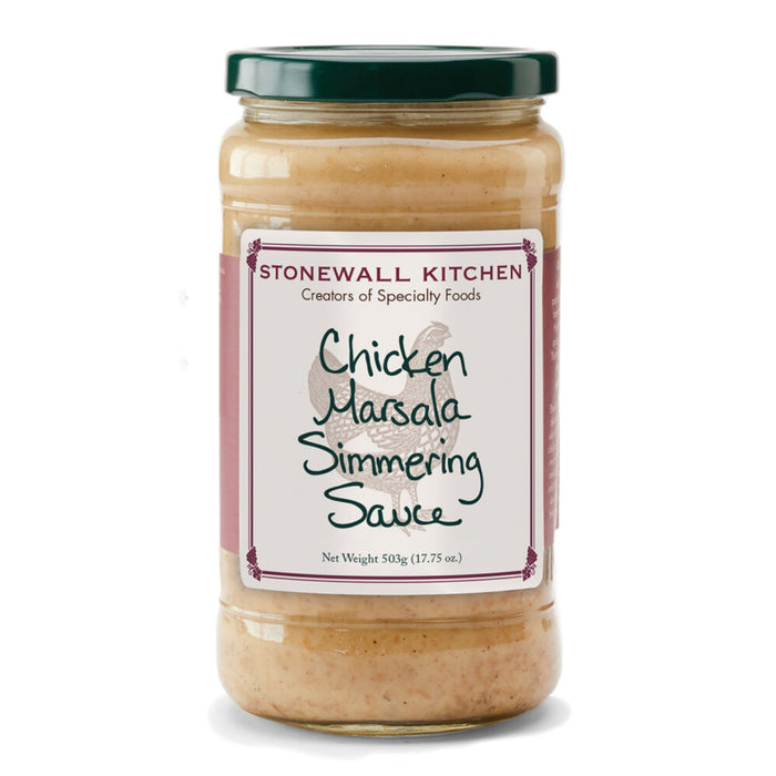 Sauce Simmering Chicken Marsala