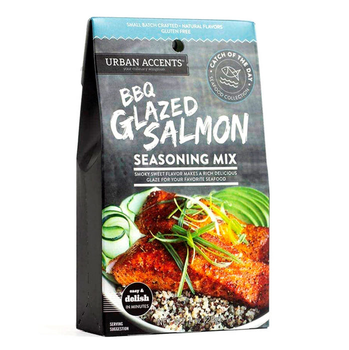 Mix Seasoning BBQ Glazed Salmon