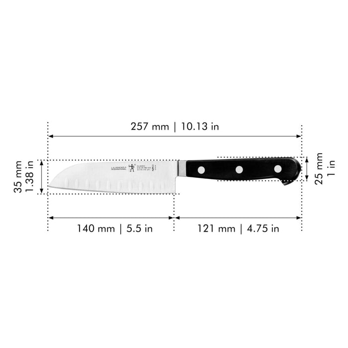5" Hollow Edge Santoku Knife