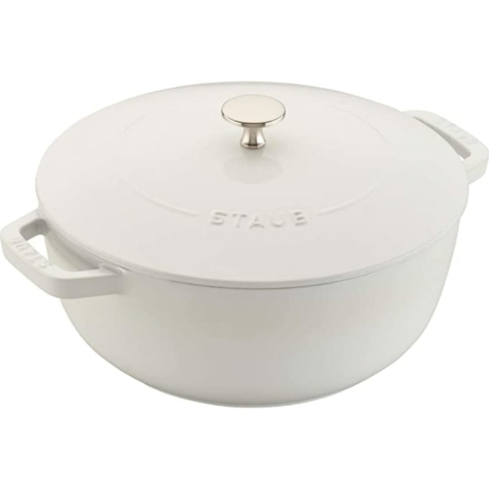 French Oven White 3.75 Qt