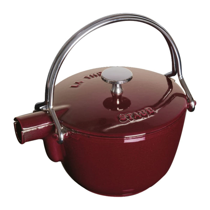 1-qt Round Tea Kettle - Grenadine