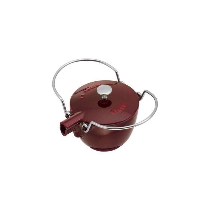1-qt Round Tea Kettle - Grenadine