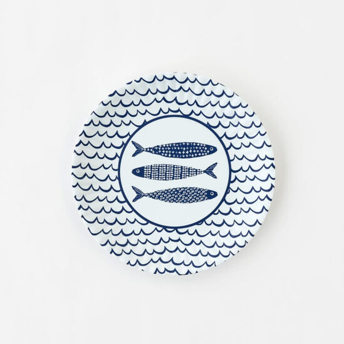 Plate "Paper" School of Fish S/4