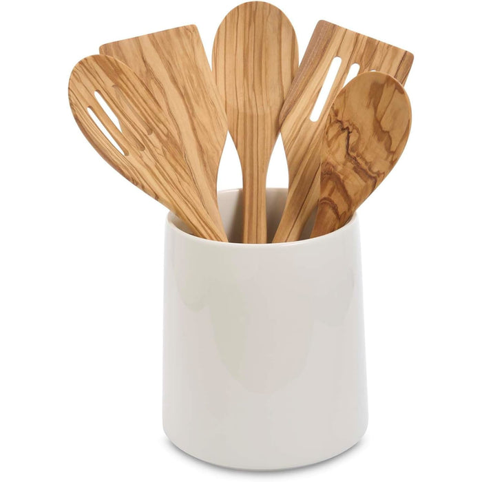 Spoon Slotted Olivewood 12in