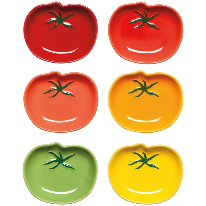 Bowls S/6 Heirloom Tomato Shaped Assorted