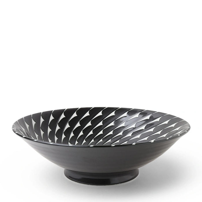 Bowl 10 Black Choctaw Swirl