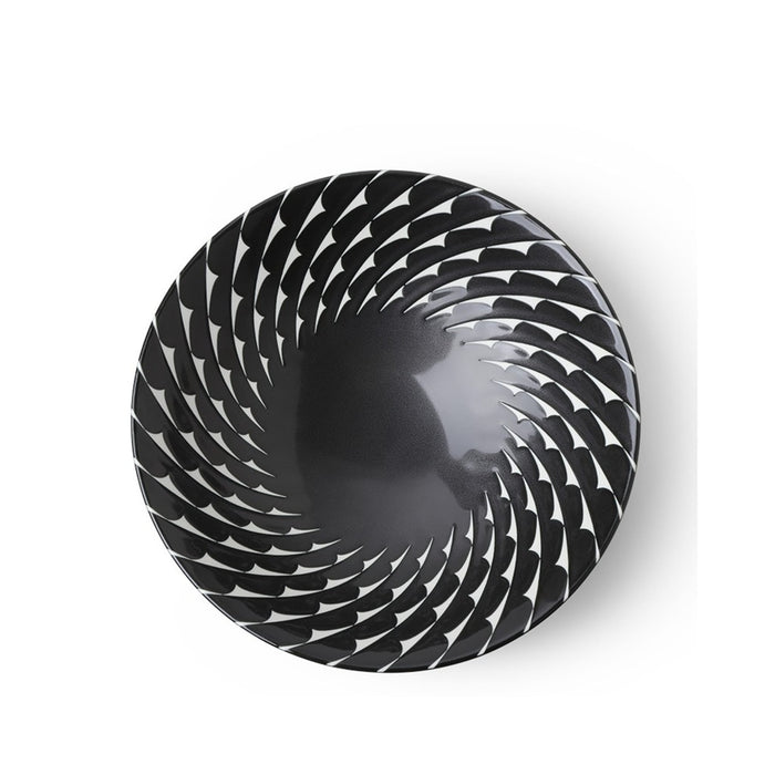 Bowl 10 Black Choctaw Swirl
