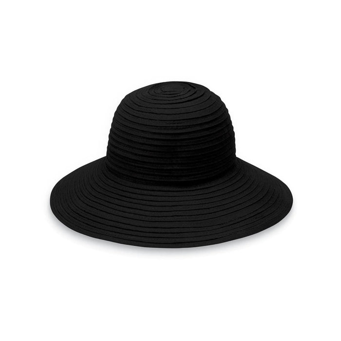 Hat Scrunchie Poly Black Solid