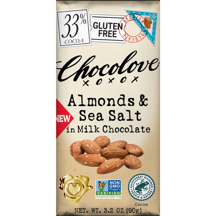 Bar Almonds & Sea Salt 33% Milk