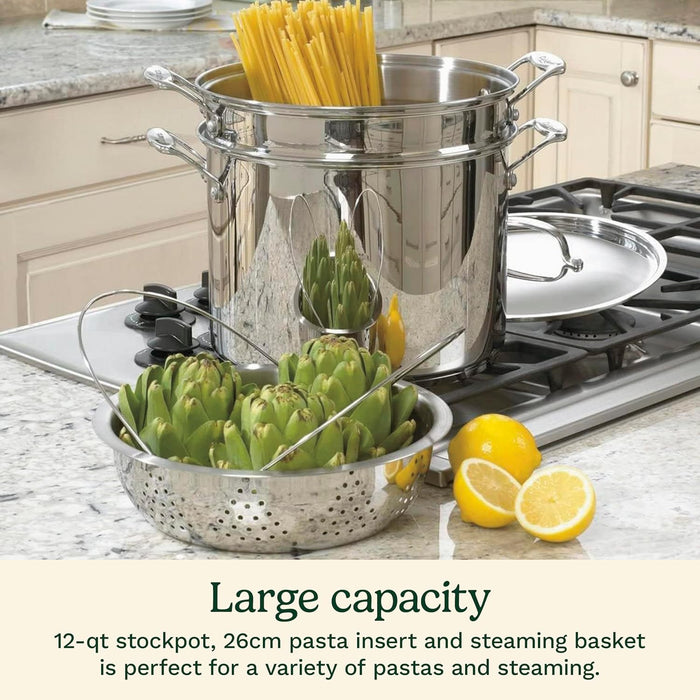 Pasta/Steamer 12 Qt Chef's Classic