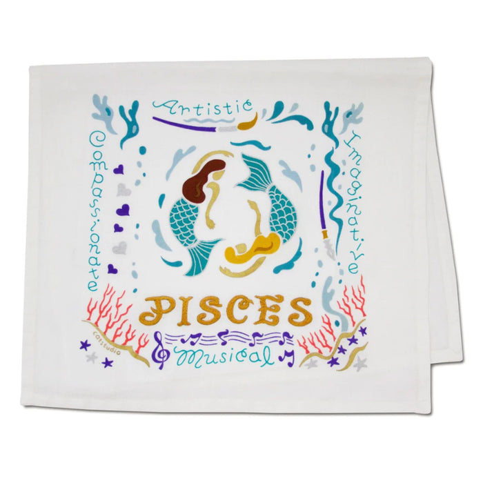 Dish Towel Pisces