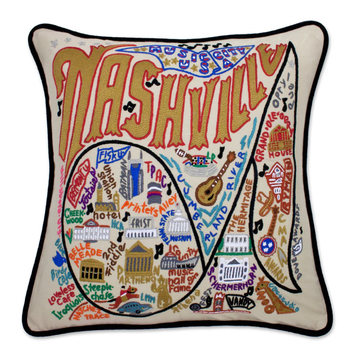 Pillow Embroidered Nashville