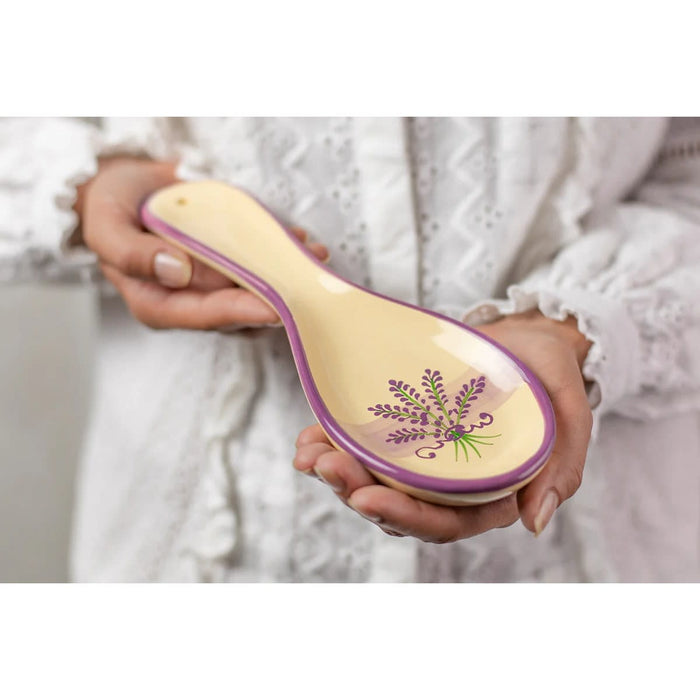 Spoon Rest 7in Lavender