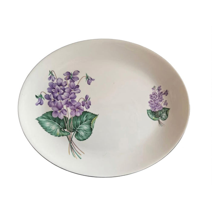 Platter Large Oval Lavender