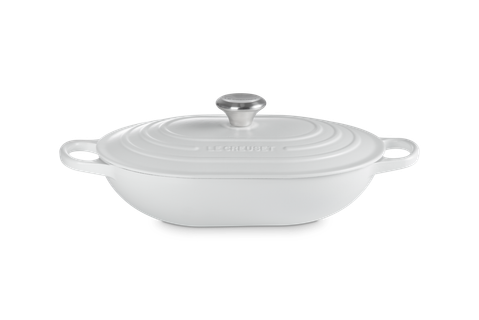 Casserole 3.75qt Signature Oval White