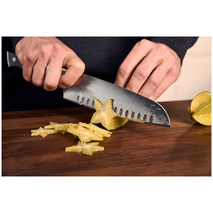 Knife 7" Santoku w/ Hollow Edges Spectrum