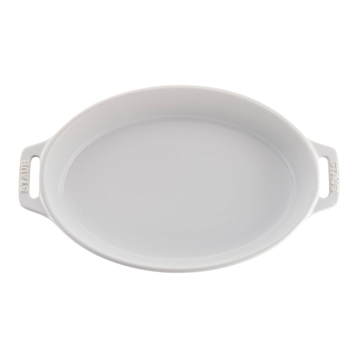 Bakeware S/2 White Oval