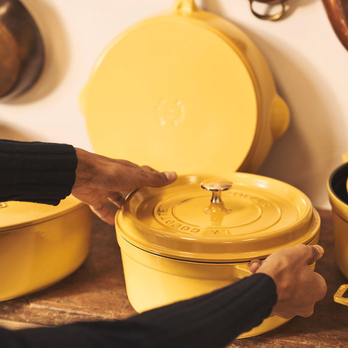 Staub Cast Iron 4-qt Dutch Oven - Citron