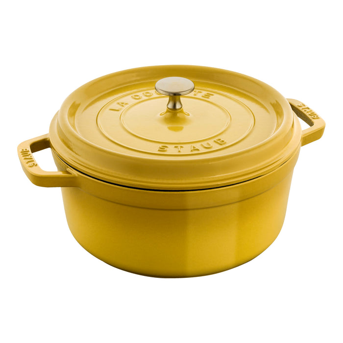 Staub Cast Iron 4-qt Dutch Oven - Citron