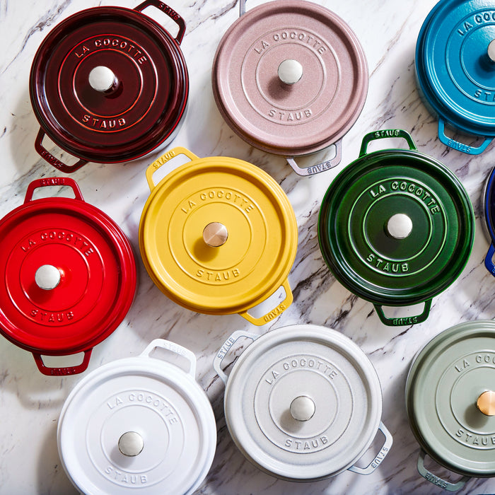 Staub Cast Iron 4-qt Dutch Oven - Citron