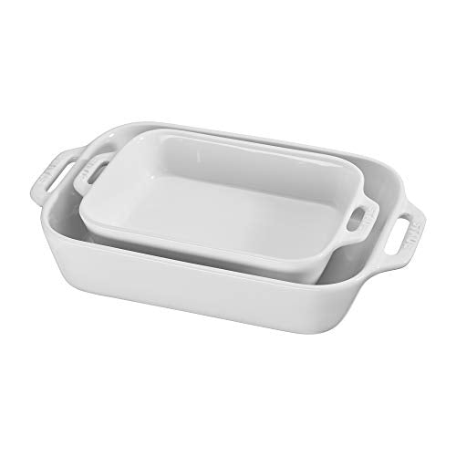 Staub Baking Dishes S/2 White
