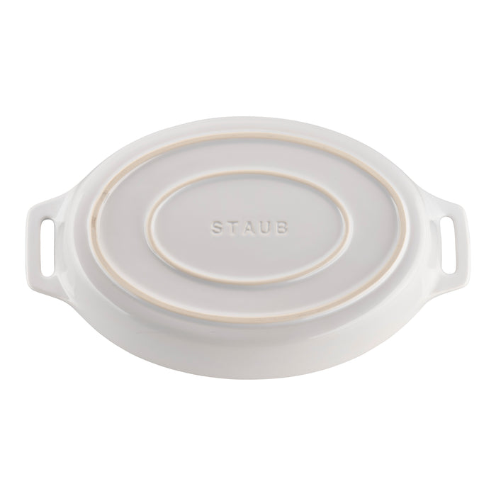 Bakeware S/2 White Oval