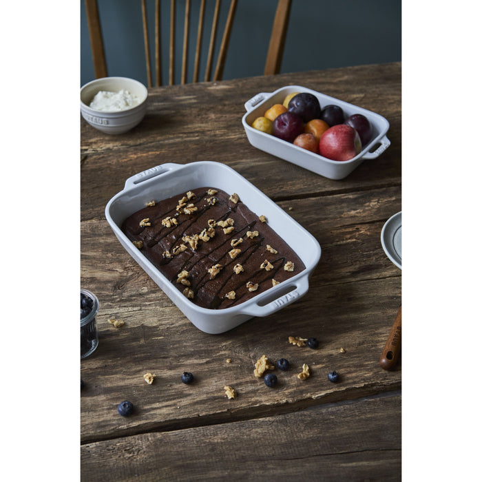Staub Baking Dishes S/2 White