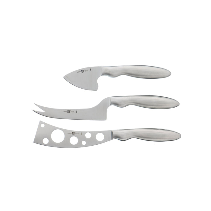 3-pc Stainless Steel Cheese Knife Set
