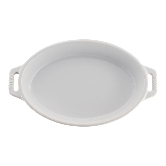 Bakeware S/2 White Oval