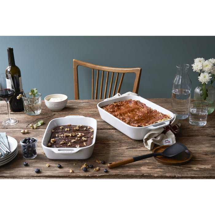 Staub Baking Dishes S/2 White