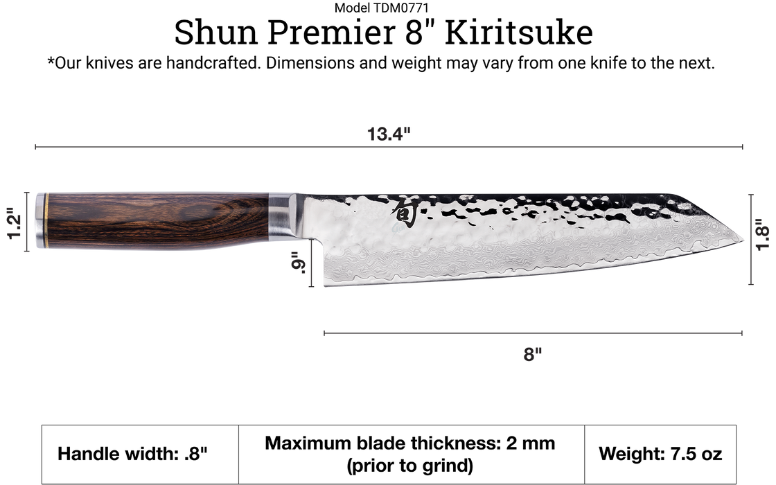 Knife 8 Chef Premier Kiritsuke