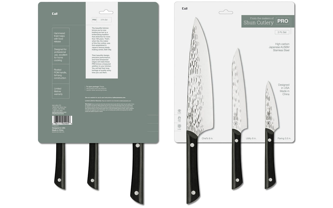 Knife Set 3pc Pro Series