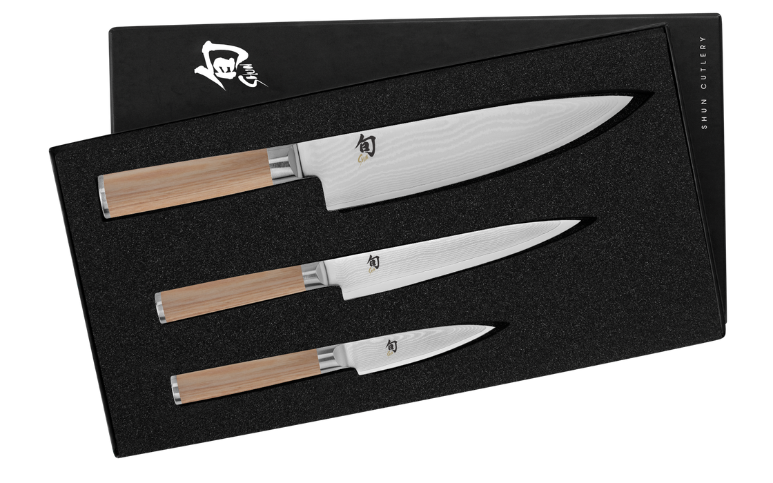Knife Set 3pc Blonde