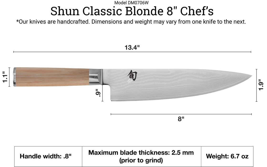 Knife Chefs 8 Blonde