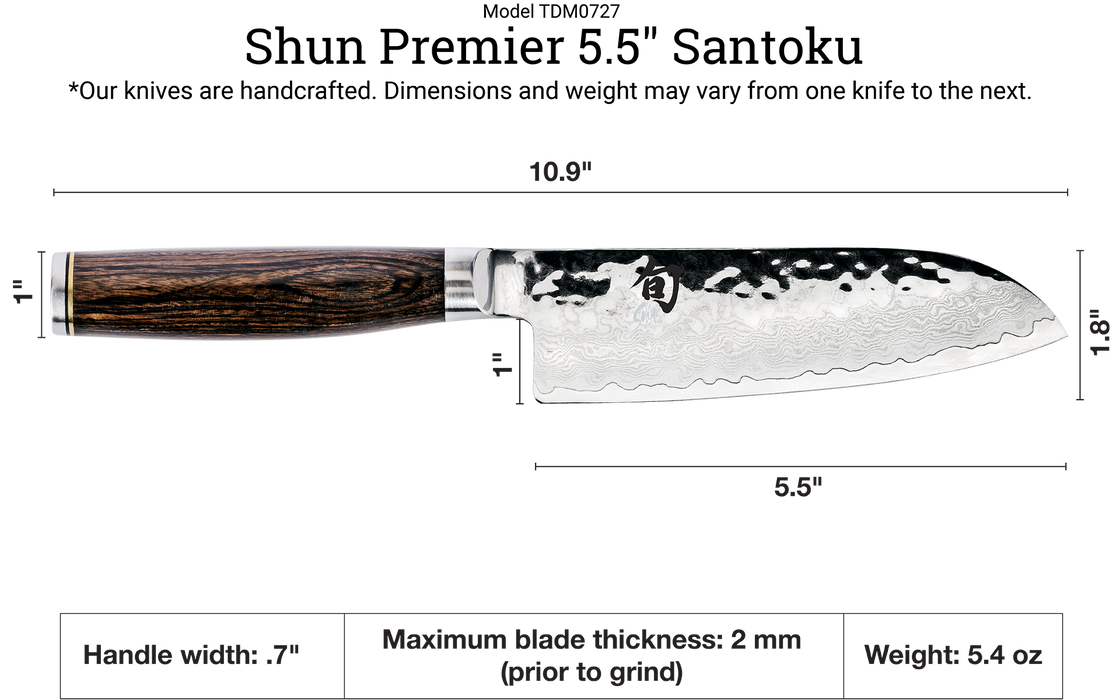 Knife Santoku 5.5 Premier