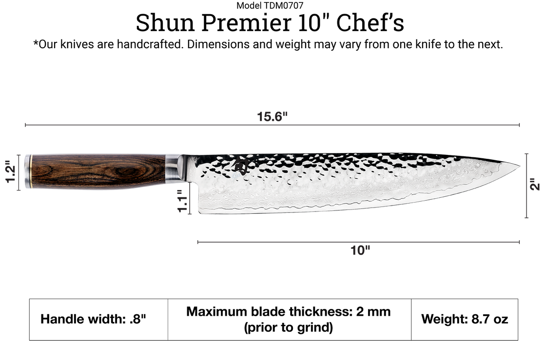 Knife 10 Chefs Premier