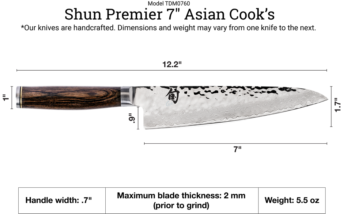 Knife Asian Cooks 7 Premier