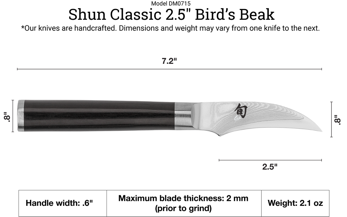 Knife 2.5 Birds Beak