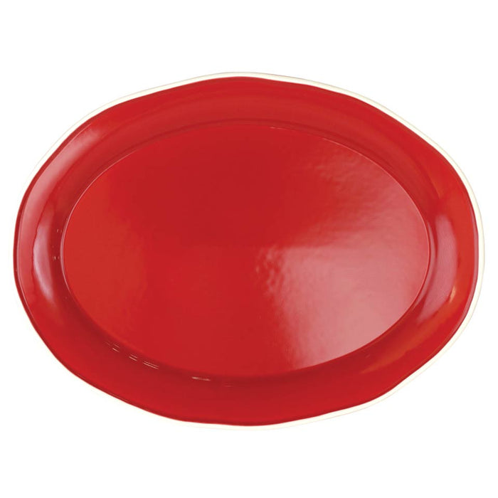 Platter Oval Chroma Red