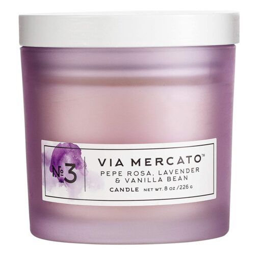 Candle 8oz #3 Pepe Rosa Lavender & Vanilla Bean