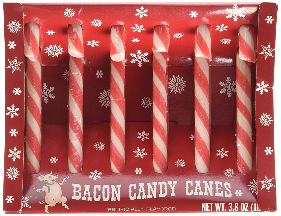 Candy Canes Bacon S/6