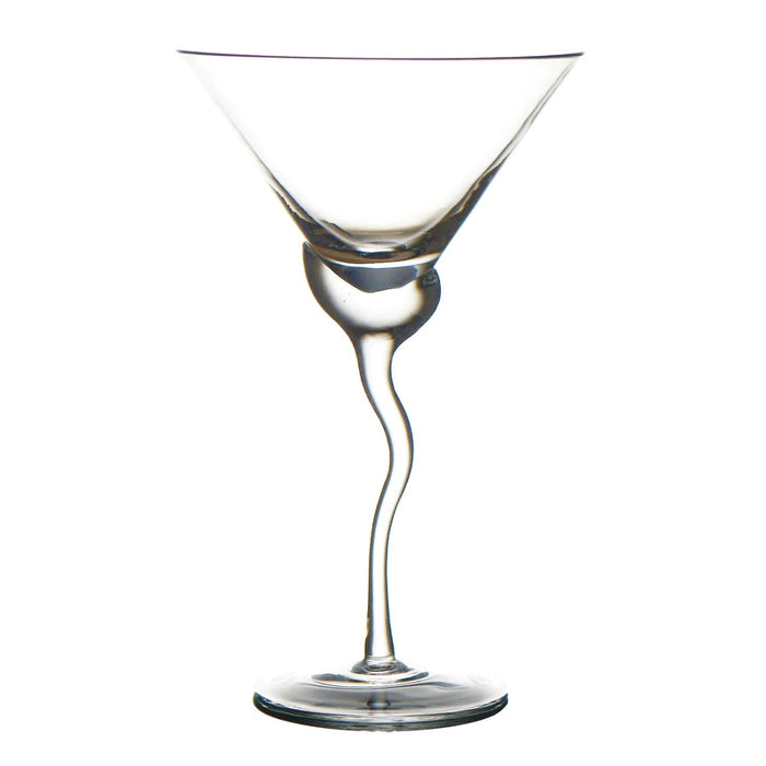 Glass Martini Wave Stem