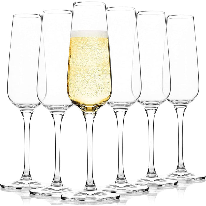 Glass Champagne Stemmed