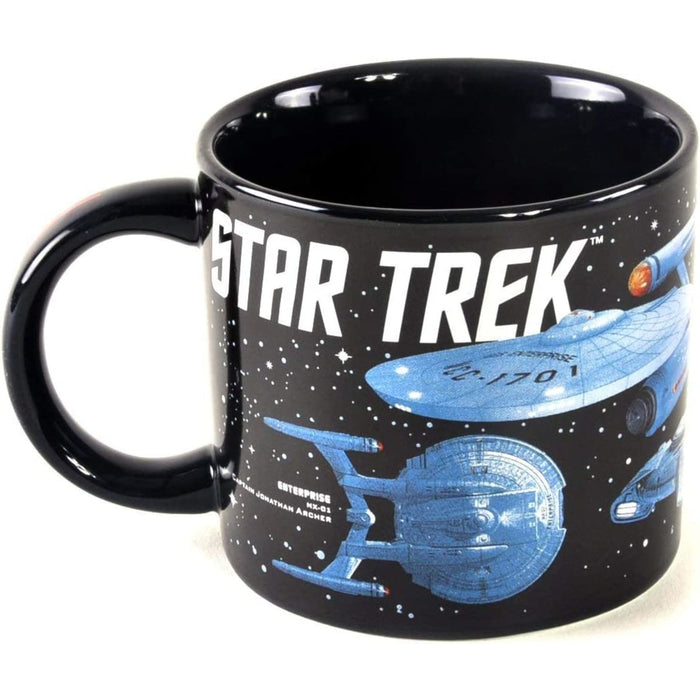 Mug Starships of Star Trek
