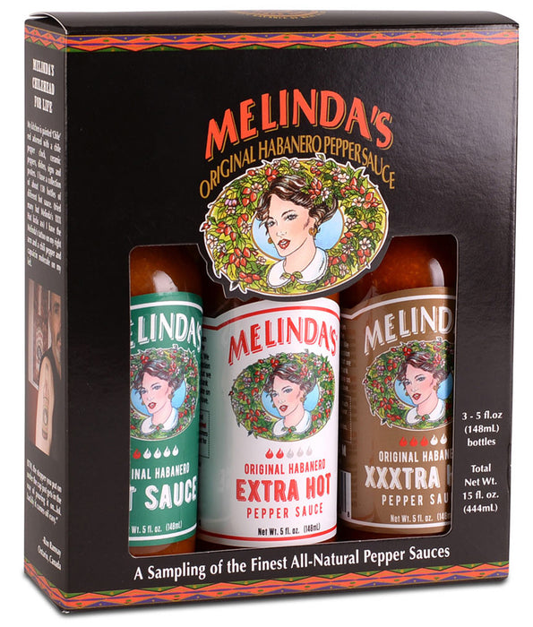 Melinda's 3 Pack Hot Sauce Gift Set