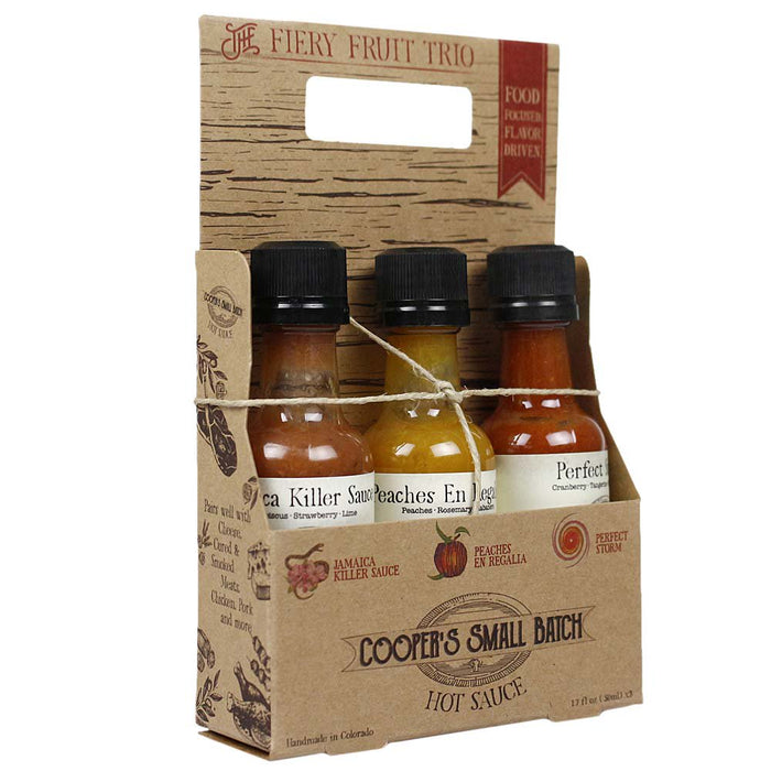 Set Gift Hot Sauce Fiery Fruit Trio