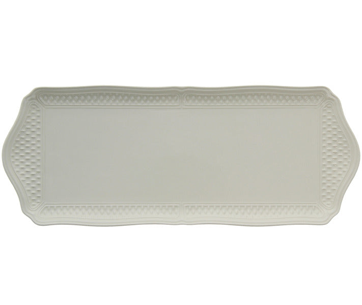 Tray Serving Oblong Pont Aux Choux White