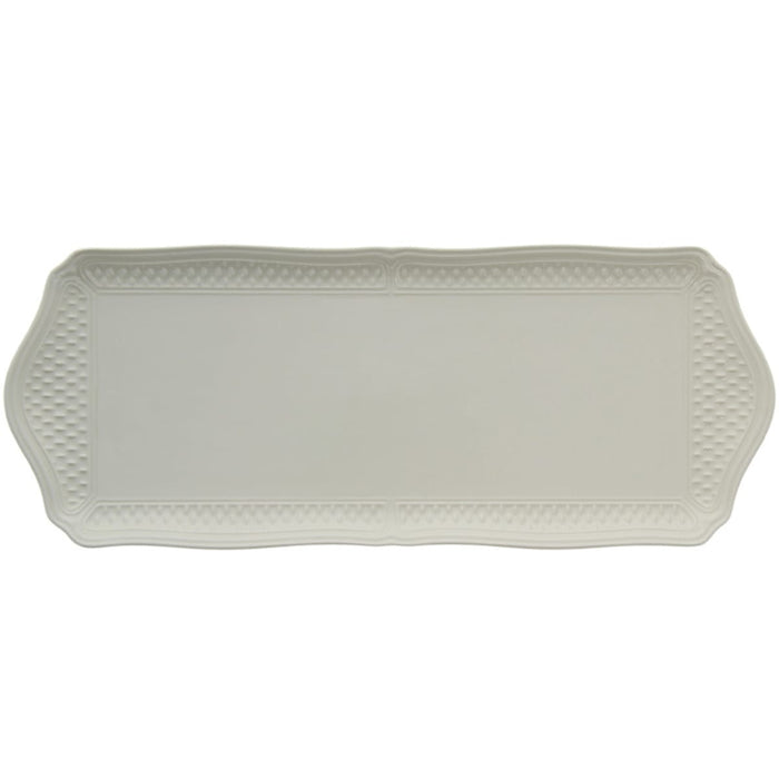 Tray Serving Oblong Pont Aux Choux White