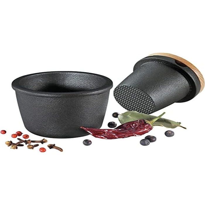Grater Spice Cast Iron Beech Lid